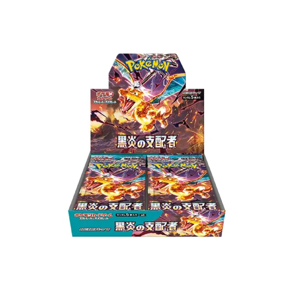 Japanese Pokémon: Ruler of the Black Flame SV3 - Booster Box