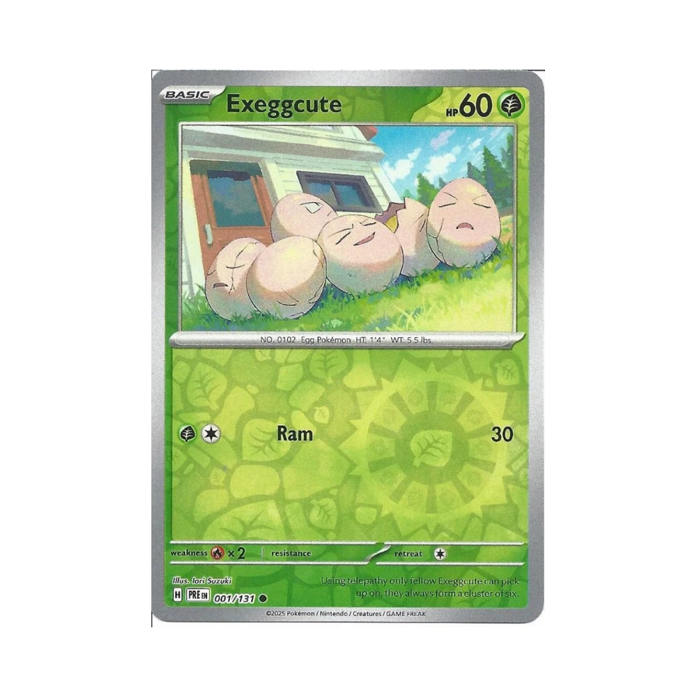 Exeggcute • Common • Reverse Holo 001/131 Prismatic Evolutions