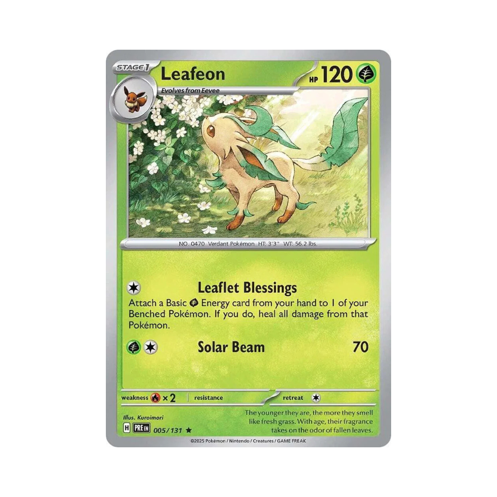 Leafeon • Rare • 005/131 Prismatic Evolutions