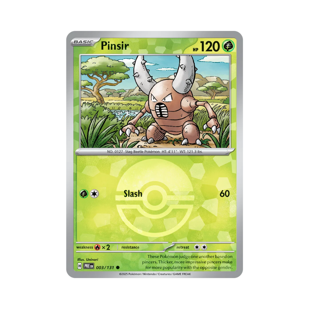 Pinsir (Poke Ball) • Common • 003/131 Prismatic Evolutions