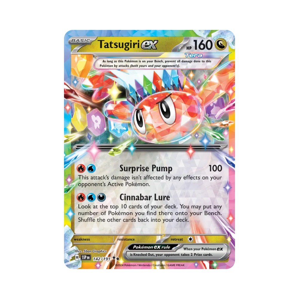 Tatsugiri ex Pokémon • Double Rare • 142/191 Surging Sparks