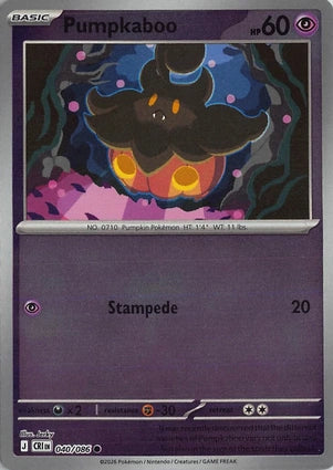 Pumpkaboo [Reverse Holo] - 040/086 - Common - Chaos Rising