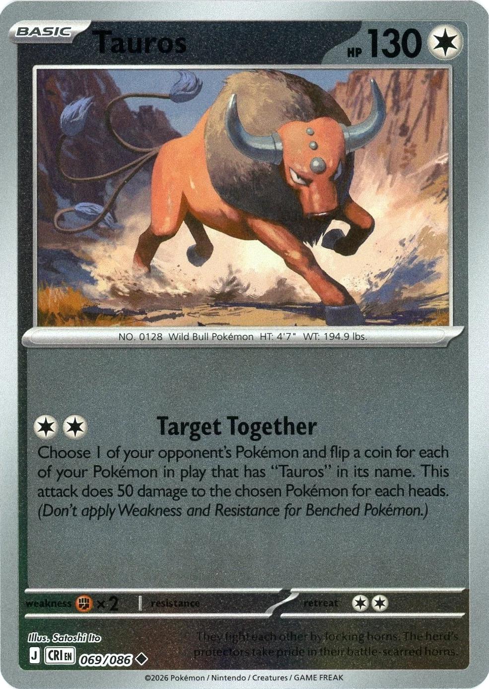 Tauros [Reverse Holo]
