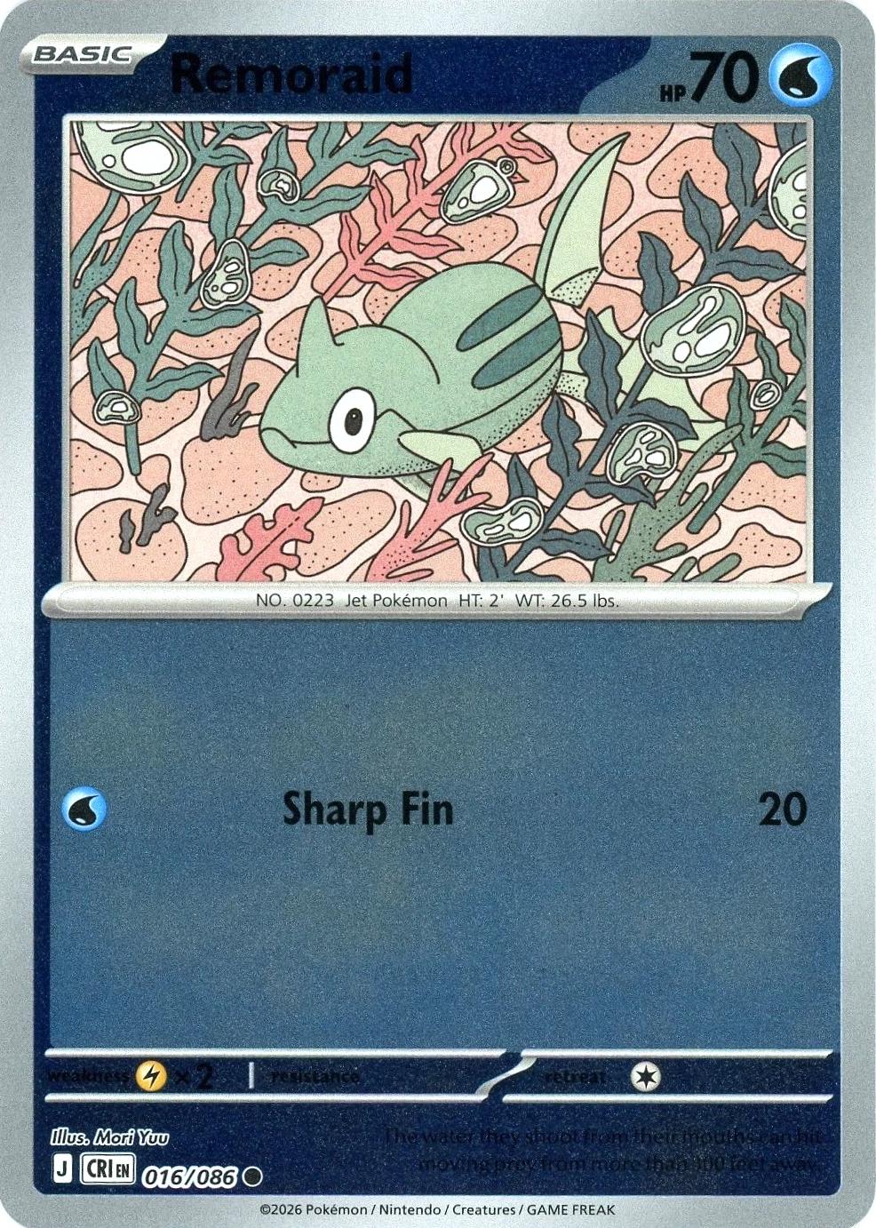 Remoraid [Reverse Holo]