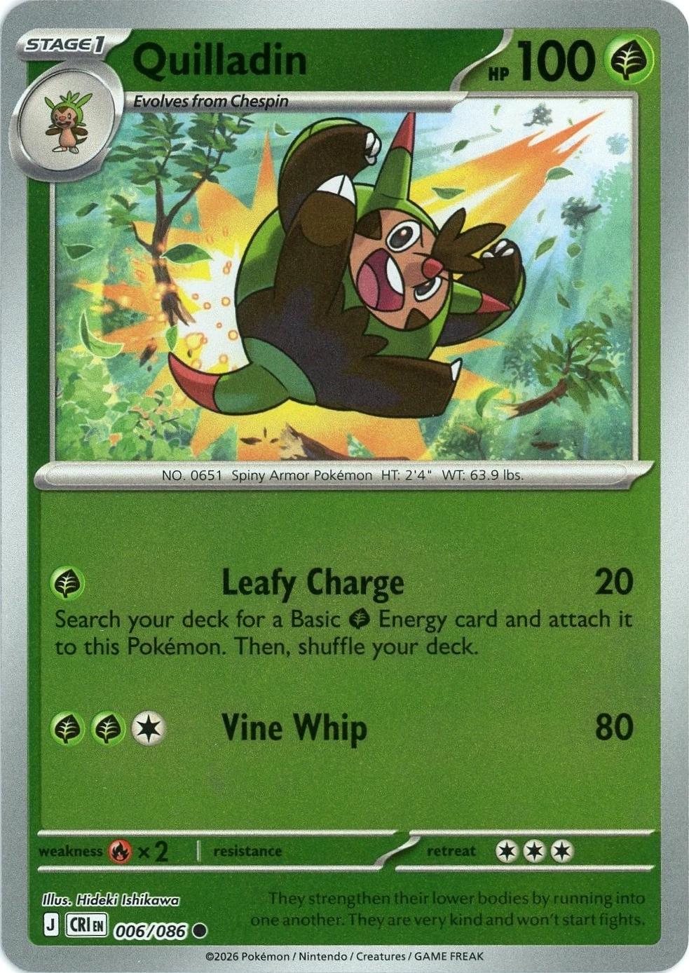 Quilladin [Reverse Holo]