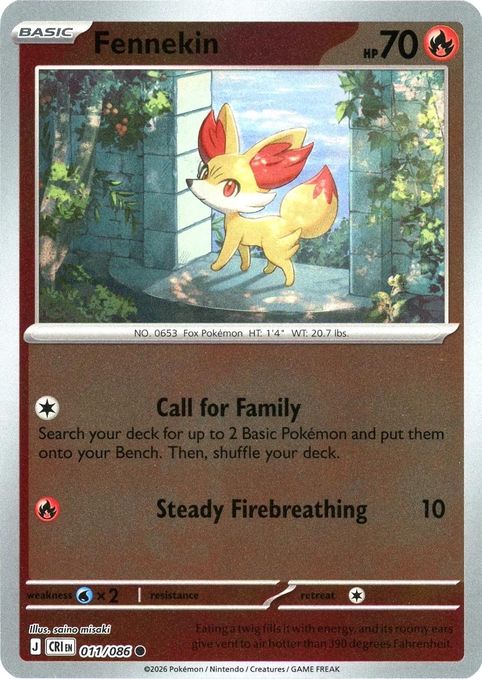 Fennekin [Reverse Holo]
