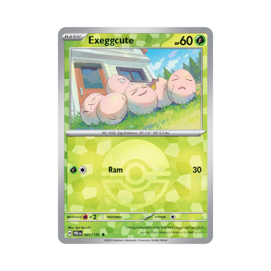 Exeggcute (Poke Ball) • Common • 001/131 Prismatic Evolutions