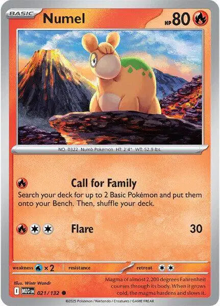 Numel - Common - 021/132 Mega Evolution