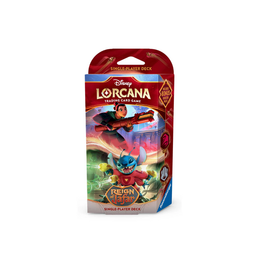 Disney Lorcana Reign of Jafar Starter Deck - Mulan & Stitch