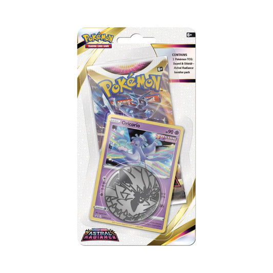 Pokemon : Astral Radiance Blister : 1 Booster Pack, Coin & oricorio Promo
