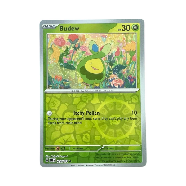 Budew • Common • Reverse Holo 004/131 Prismatic Evolutions