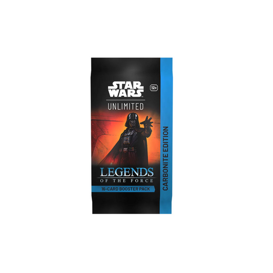 Star Wars: Unlimited Legends of the Force Carbonite Booster Display