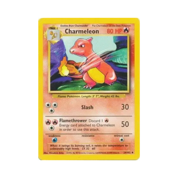 Charmeleon Uncommon Base Set (Unlimited)