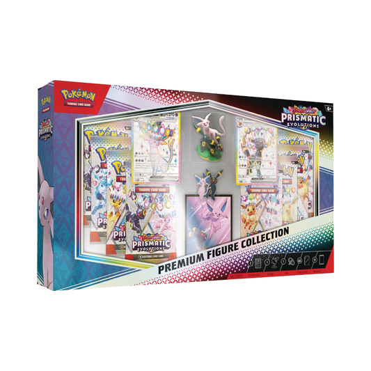 Pokémon TCG: Scarlet & Violet 8.5 – Prismatic Evolutions Premium Figure Collection