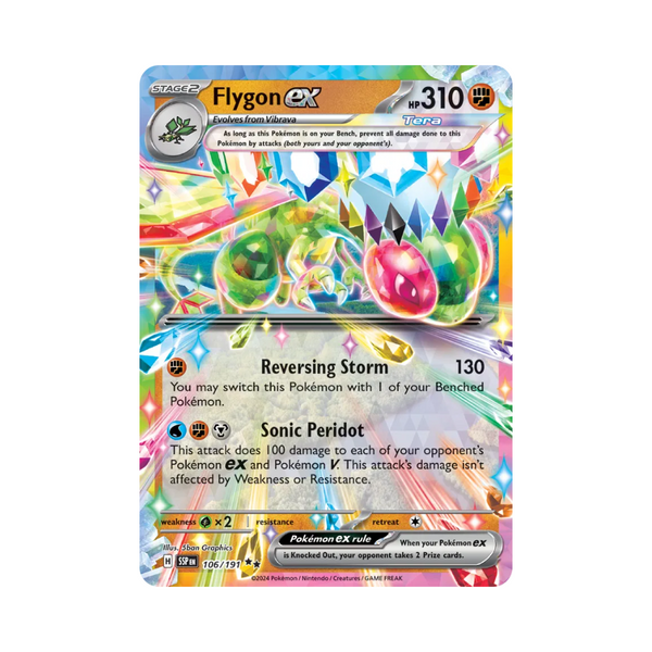 Flygon ex Pokémon • Double Rare • 106/191 Surging Sparks