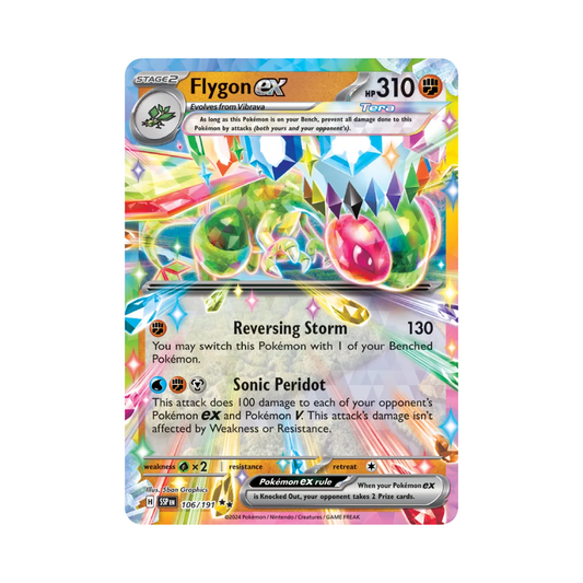 Flygon ex Pokémon • Double Rare • 106/191 Surging Sparks