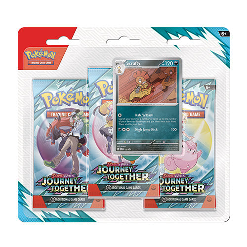 Pokémon Scarlet & Violet  Journey Together Yanmega/Scrafty triple blister