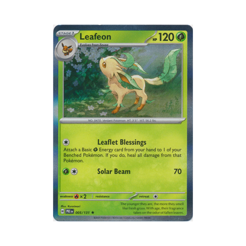 Leafeon • Rare • Holo 005/131 Prismatic Evolutions