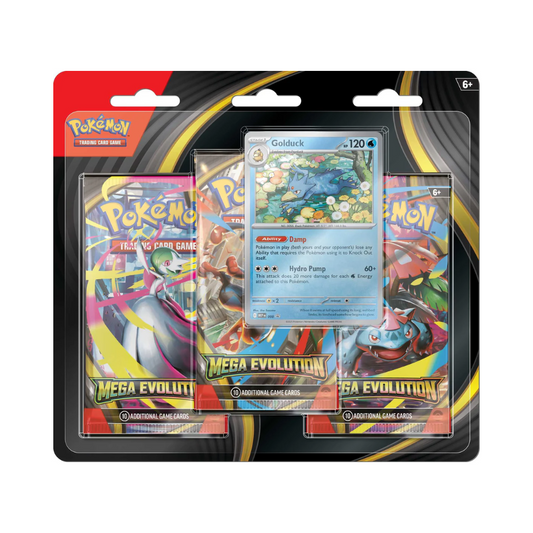 Pokémon TCG: Mega Evolution-3-Pack Blister-Golduck