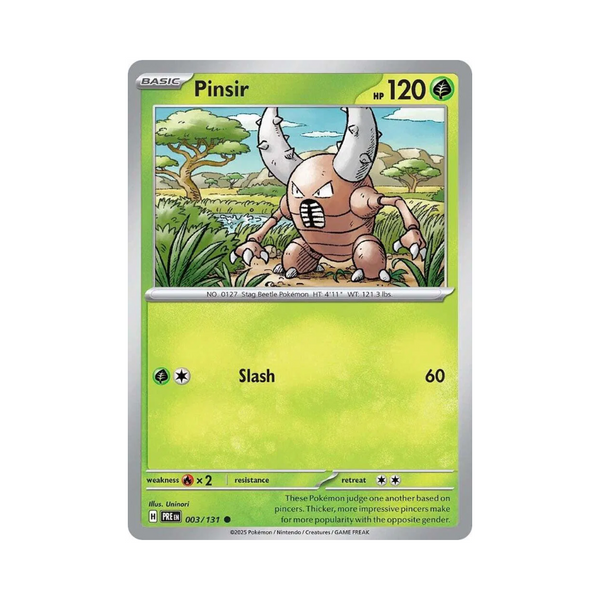 Pinsir • Common • 003/131 Prismatic Evolutions