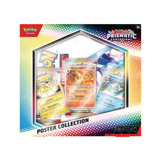 Pokémon Scarlet & Violet 8.5 - Prismatic Evolutions - Poster Collection