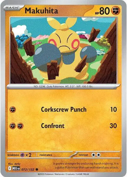 Makuhita - Common - 072/132 Mega Evolution