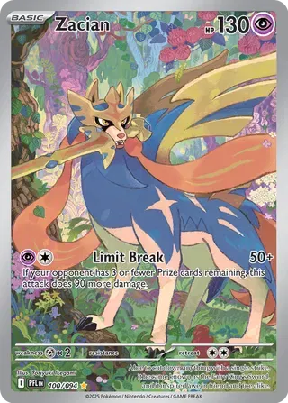 Zacian – Illustration Rare - 100/094 Phantasmal Flames