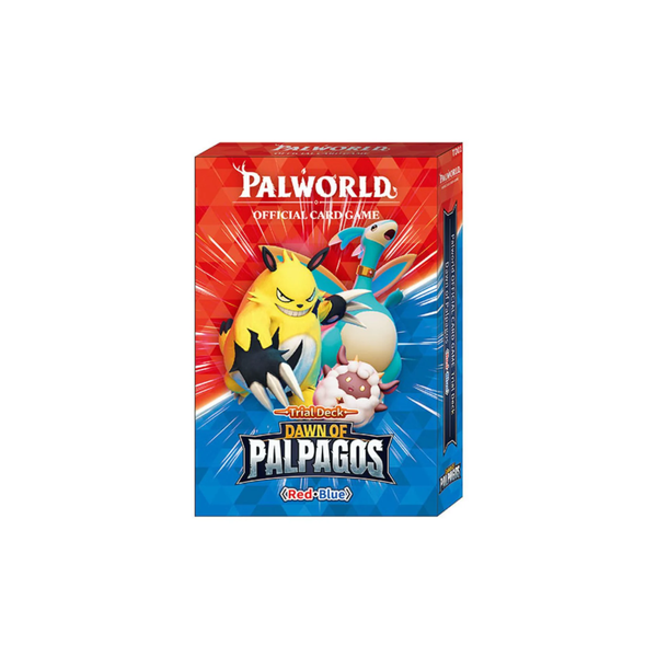 Palworld Official Card Game: Dawn of Palpagos – Red & Blue Trial Deck