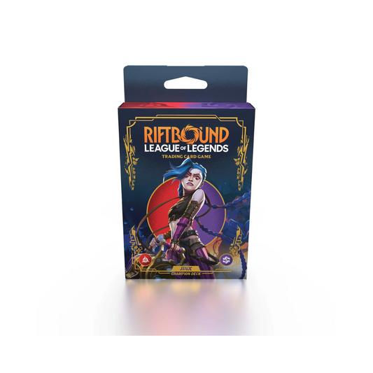 Riftbound: League of Legends TCG - Set 1 - Origins Champion Deck - Jinx Display