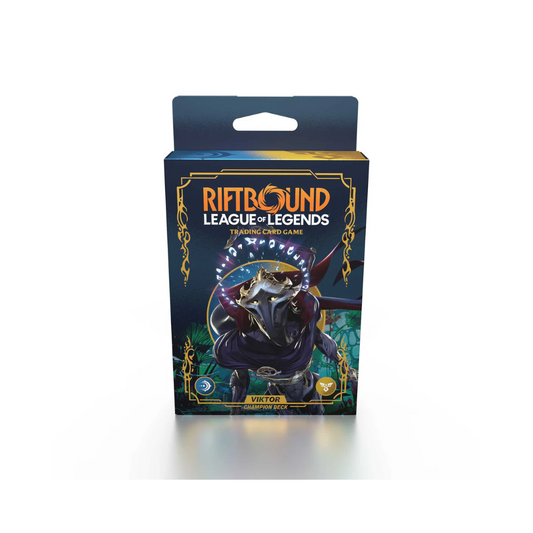 Riftbound: League of Legends TCG - Set 1 - Origins Champion Deck - Viktor Display